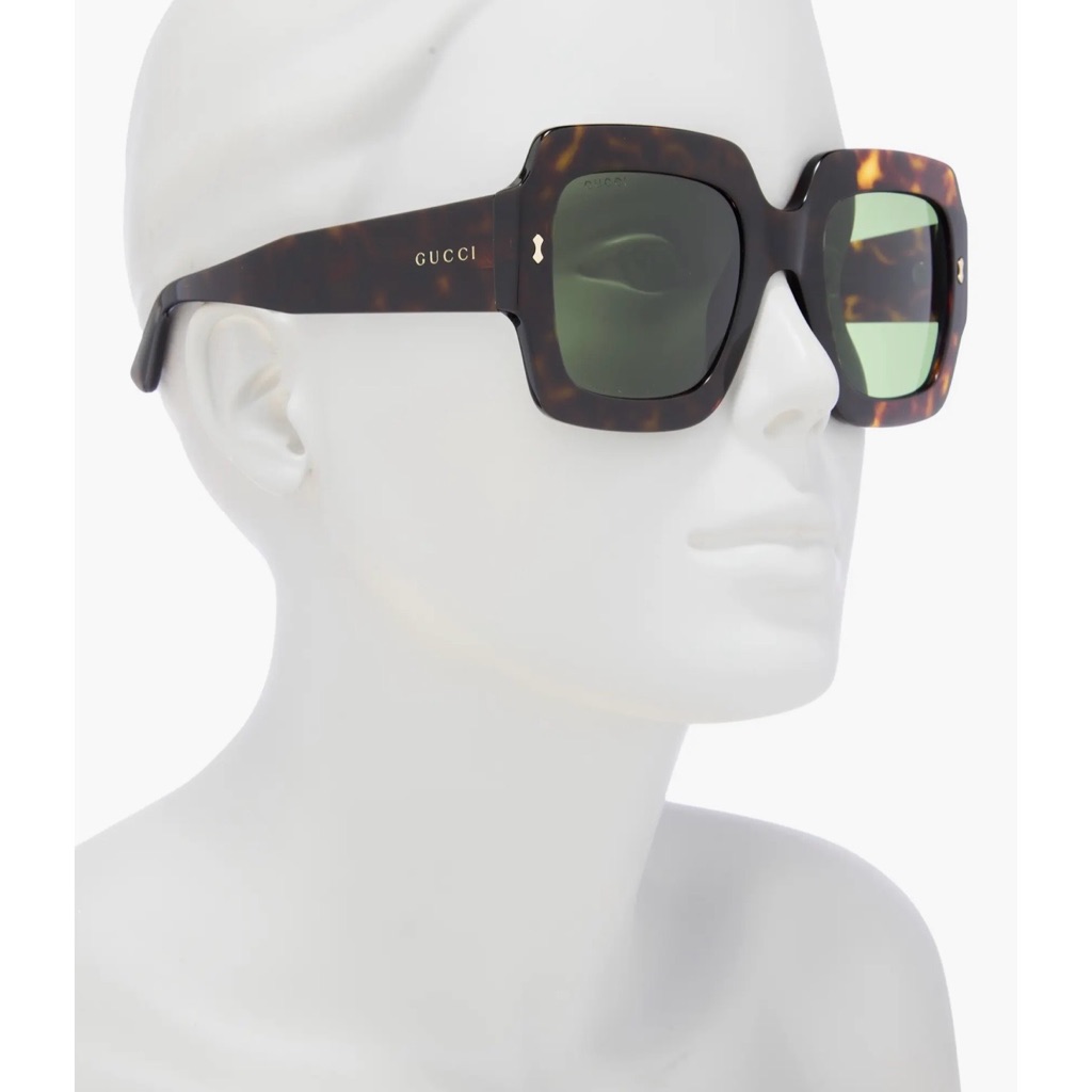 Gucci Oversized Havana Tortoise Sunglasses